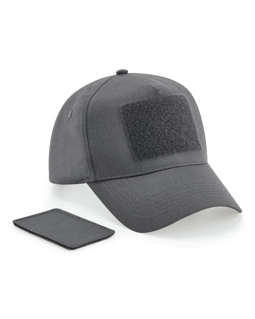 Classic Cap with removable velcro patch.